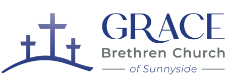 Grace Brethren Church of Sunnyside logo with crosses.
